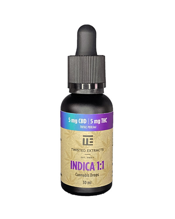 Indica 11 150 Mg Cbd 150 Mg Thc Tincture Buy Online